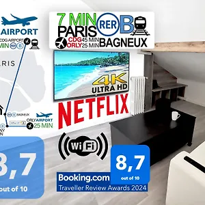  Apartamento Bagneux Paris Confort Netflix Rer B